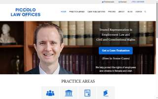 Piccolo Law Offices website