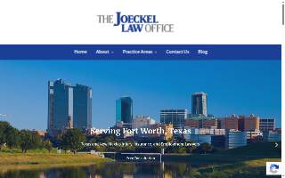 The Joeckel Law Office website