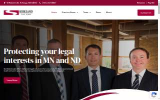 Serkland Law Firm website