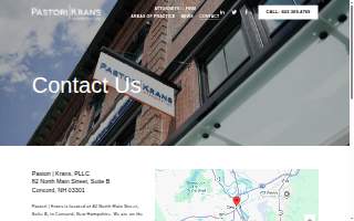 Pastori Krans | Attorneys at Law website