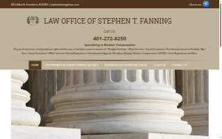 Stephen Fanning Attorney website