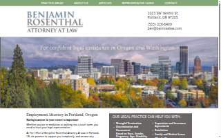 Benjamin Rosenthal, Attorney at Law website