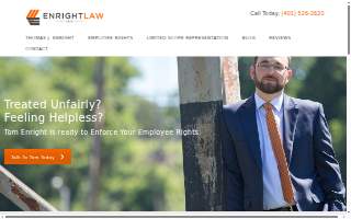 Enright Law LLC website