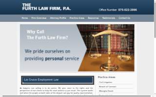 The Furth Law Firm, P.A. website