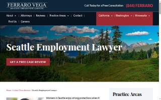 Ferraro Vega Seattle Employment Lawyers website