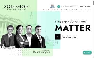 Solomon Law Firm, PLLC website