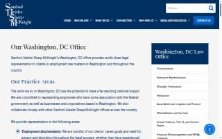 Sanford Heisler Sharp McKnight website