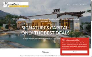 Signature Realty Capital Corp website
