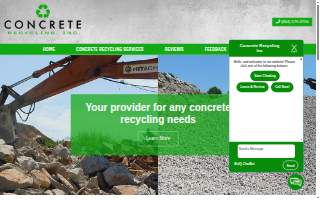 Concrete Recycling Inc website