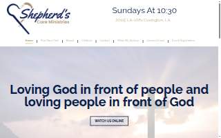 Shepherds Care Ministries website