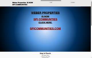 Weber Properties website