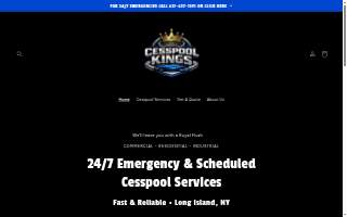 Cesspool Kings Inc. website