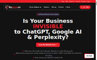 BizScoreAI website