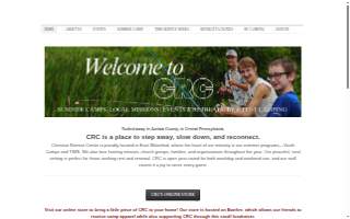 Christian Retreat Center website