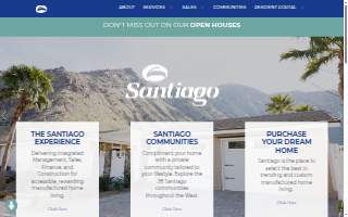 Santiago Desert Springs website