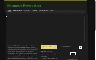 Sycamore Reservation website