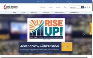 The Upper Ny Annual Conference Of The United Methodist Churc website