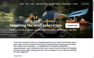 Stomping Grounds Camp Inc website