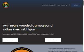 Twin Bears Campground Inc website