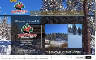 Snow Drift Winter Playground Inc website