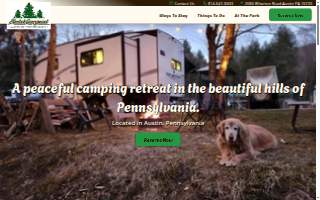 Hemlock Campground Of Potter website