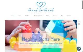 Heart to Heart Therapeutic Services website